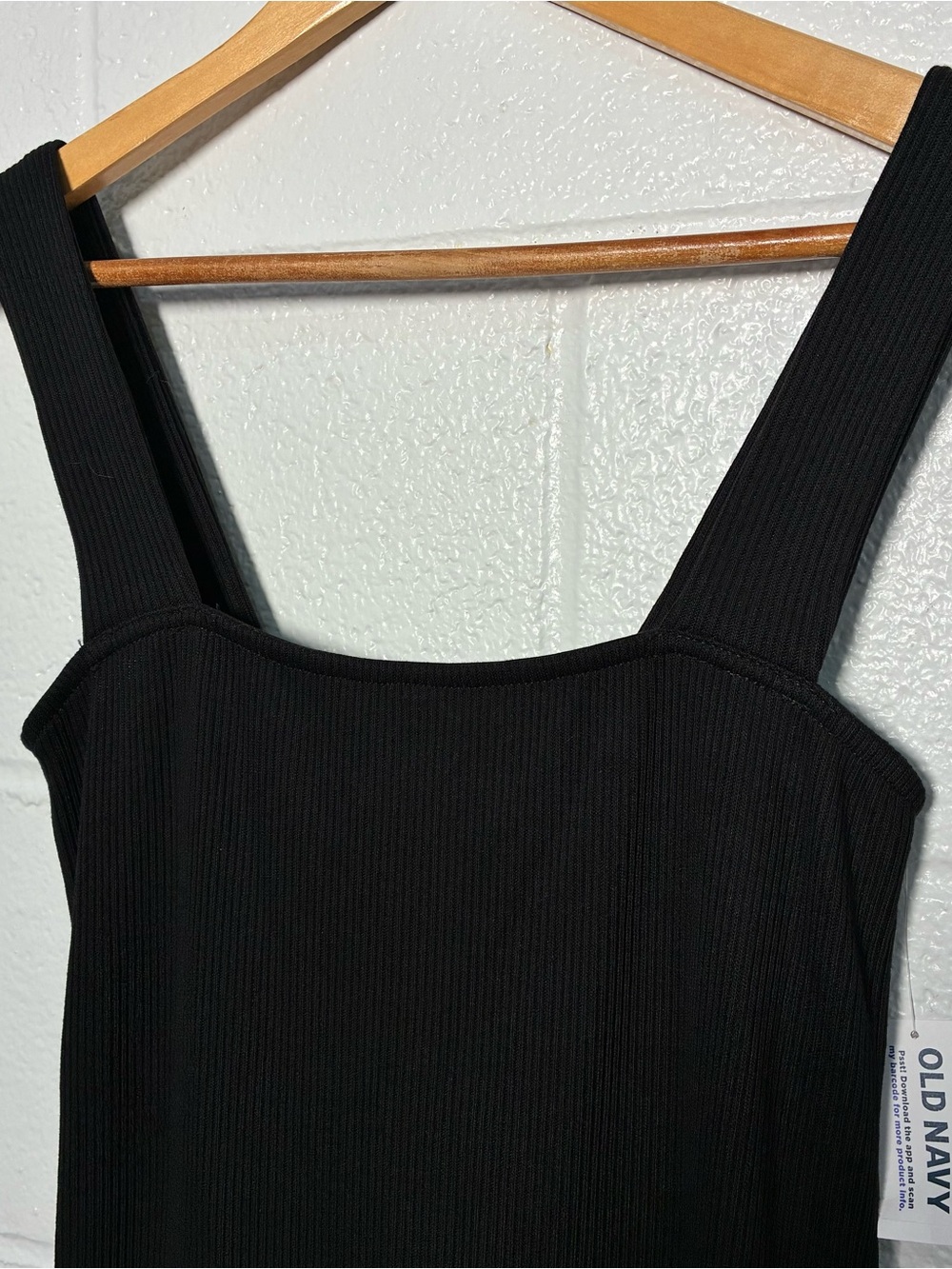 NEW Old Navy cotton rayon blend rib knit midi tank dress - Picture 6 of 10